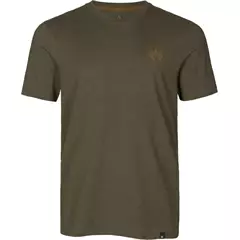 Seeland Saker férfi póló, Pine green melange, XL