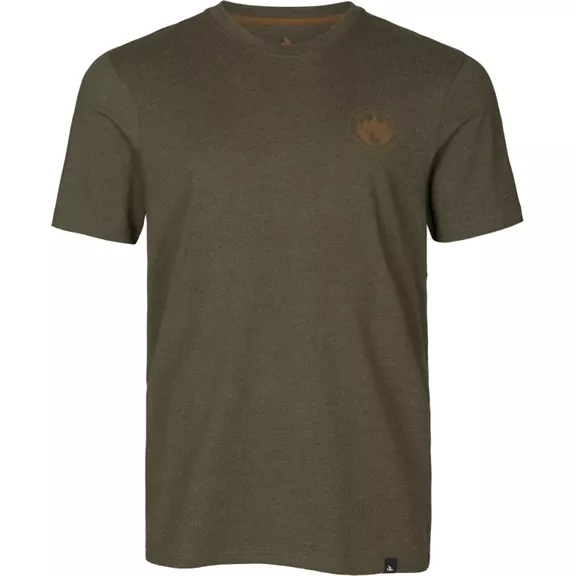 Seeland Saker férfi póló, Pine green melange, XL