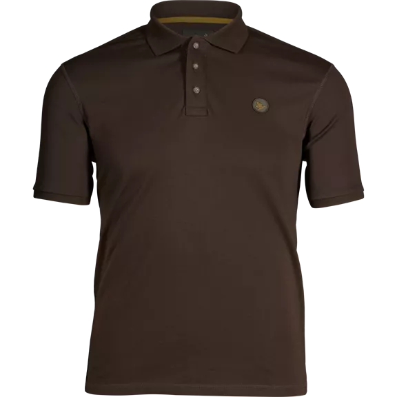 Seeland Skeet galléros férfi póló, Classic brown, M