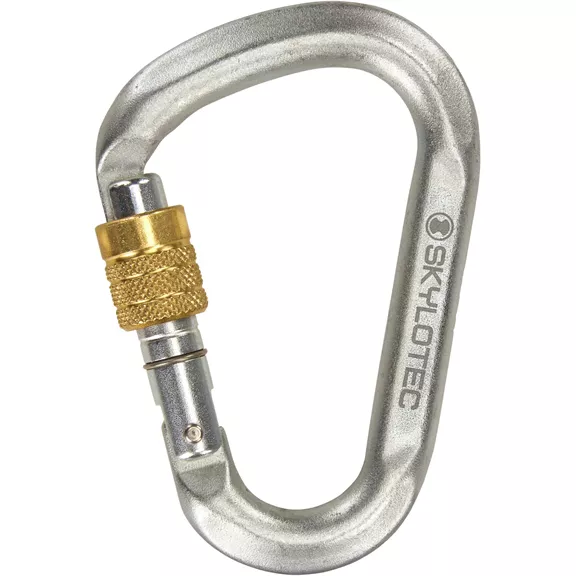 Skylotec Snappy SG acél csavaros karabiner