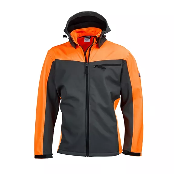 Softshell munkakabát, szürke-narancs, M Softshell munkakabát, szürke-narancs, M