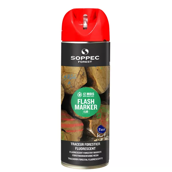 Soppec-Flash Marker jelölő festék, piros