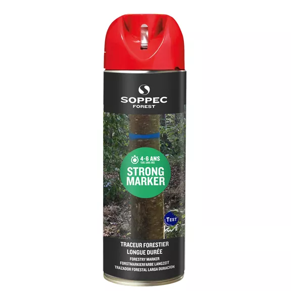 Soppec Strong Marker jelölőfesték, piros