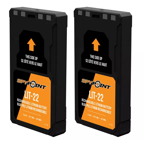 Spypoint LIT-22 Lithium akkumulátor, 2 darabos csomag