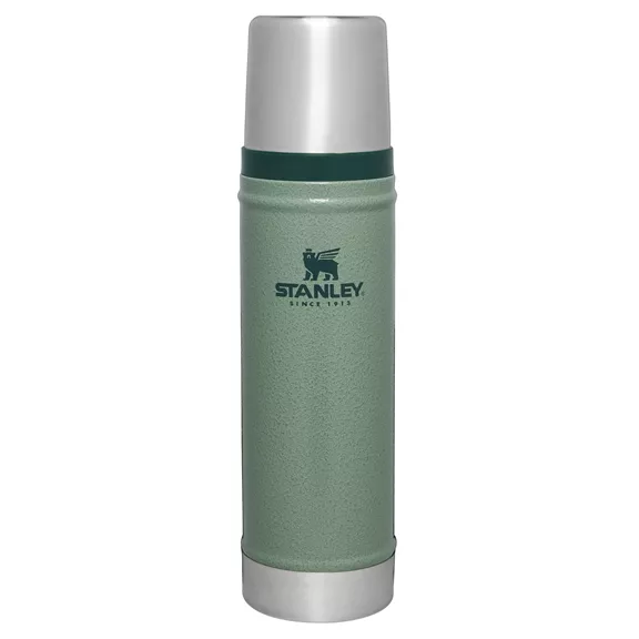 Stanley The Legendary Classic termosz, 0,6 Liter hammertone green.