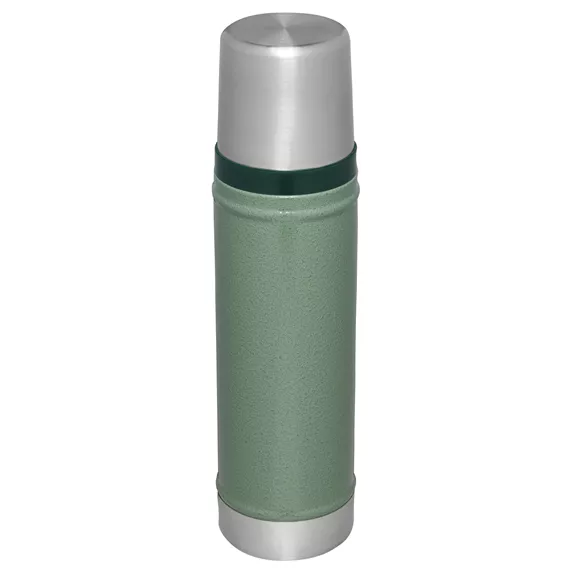 Stanley The Legendary Classic termosz, 0,6 Liter hammertone green.