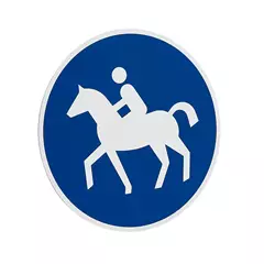 Tábla "Lovagló út" Tábla "Lovagló út"