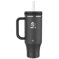 Takeya Standard Straw Tumbler termobögre, 1,2 l, onyx.