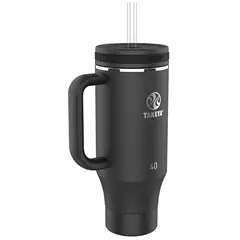 Takeya Standard Straw Tumbler termobögre, 1,2 l, onyx.
