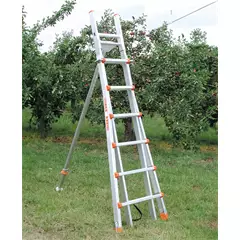Teleszkópos létra 70 cm széles talp, nagy