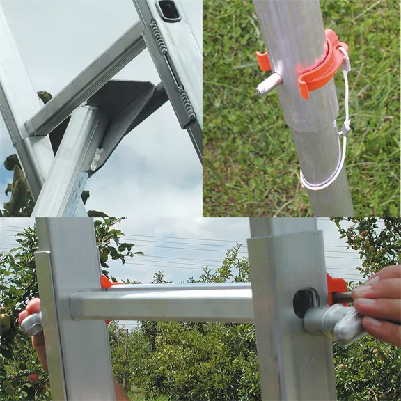 Teleszkópos létra 70 cm széles talp, nagy