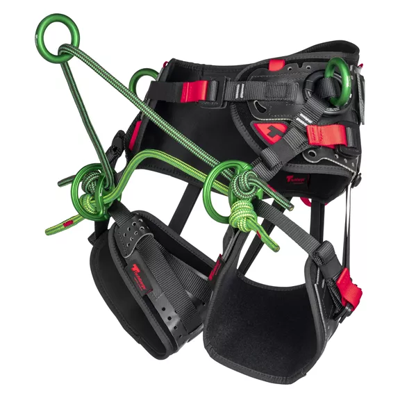 Teufelberger Treemotion Essential X, famászó beülő heveder, M, derék 80 – 105 cm, comb 42 – 72 cm.