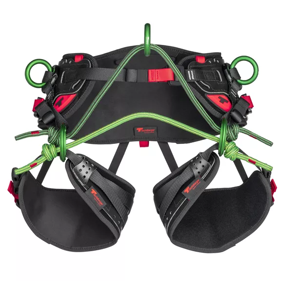 Teufelberger Treemotion Essential X, famászó beülő heveder, M, derék 80 – 105 cm, comb 42 – 72 cm.