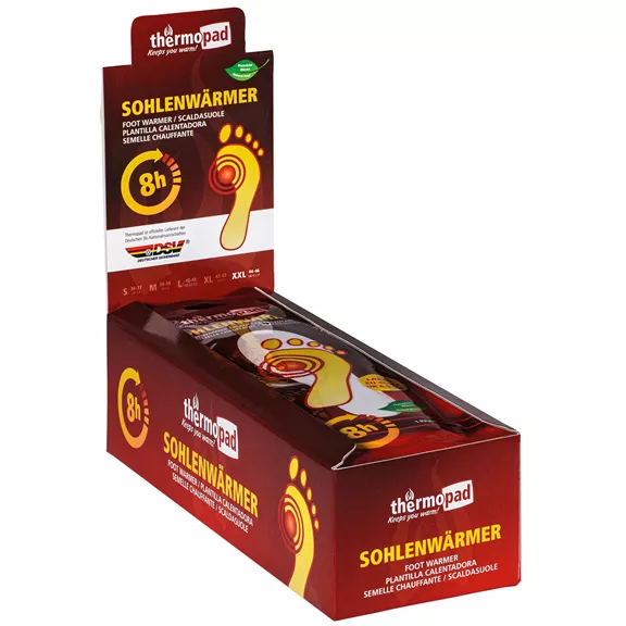 Thermopad egyszer használatos talpmelegítő, 10 pár, XXL (44-46) Thermopad egyszer használatos talpmelegítő, 10 pár, XXL (44-46)