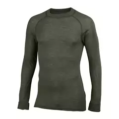 Thermowave Merino Warm hosszú ujjú póló, forest green, XXL