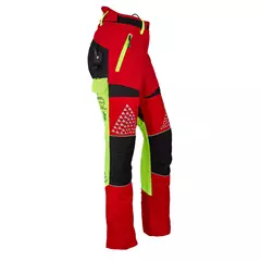 Timbermen Light Lady női vágásvédelmi nadrág, rot-gelb, L + 5 cm.