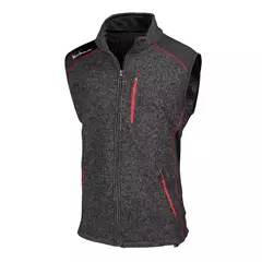 Timbermen Walkweste férfi gyapjú mellény, fekete-piros, S