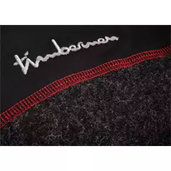 Timbermen Walkweste férfi gyapjú mellény, fekete-piros, S