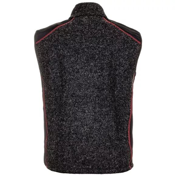 Timbermen Walkweste férfi gyapjú mellény, fekete-piros, S