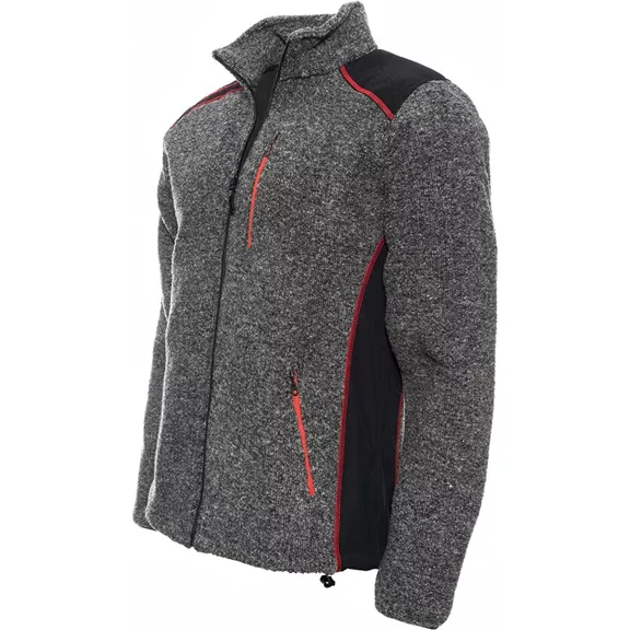 Timbermen férfi gyapjú dzseki, szürke-piros, L