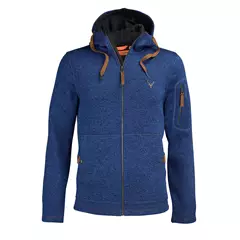 Tom Collins férfi kötött polárdzseki, dunkelblau, 5XL