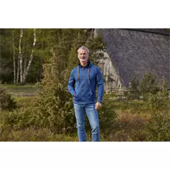Tom Collins férfi kötött polárdzseki, dunkelblau, 5XL