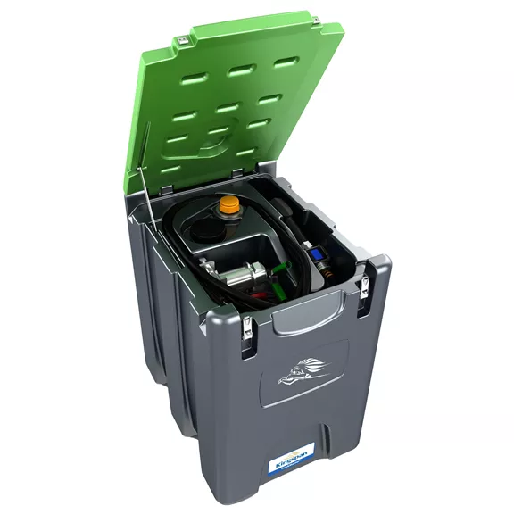 Truckmaster PE gázolajkút 300 l pumpa 12V, 35 l/perc