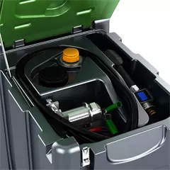 Truckmaster PE gázolajkút 300 l pumpa 24V, 35 l/perc