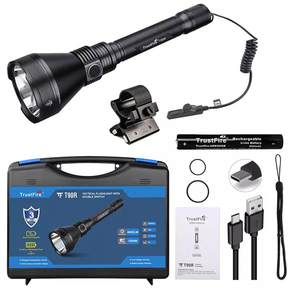 TrustFire T90R LED vadászlámpa szett