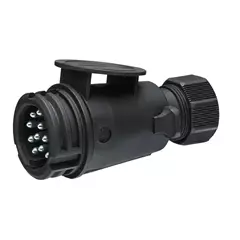 Utánfutó csatlakozó, műanyag 13 pólusú 12V