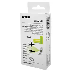 Uvex X-fit eldobható füldugó SNR 37dB, 15 pár