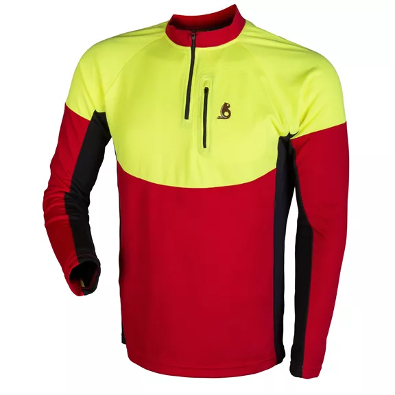 VISIBLE funkcionális hosszú ujjú póló, piros, S