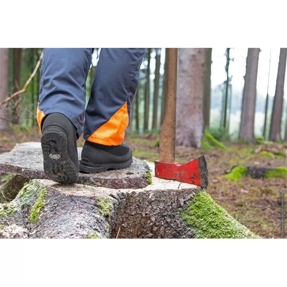 HAIX Protector Alpin S3 GTX vágásvédelmi bakancs, fekete-sárga, 6