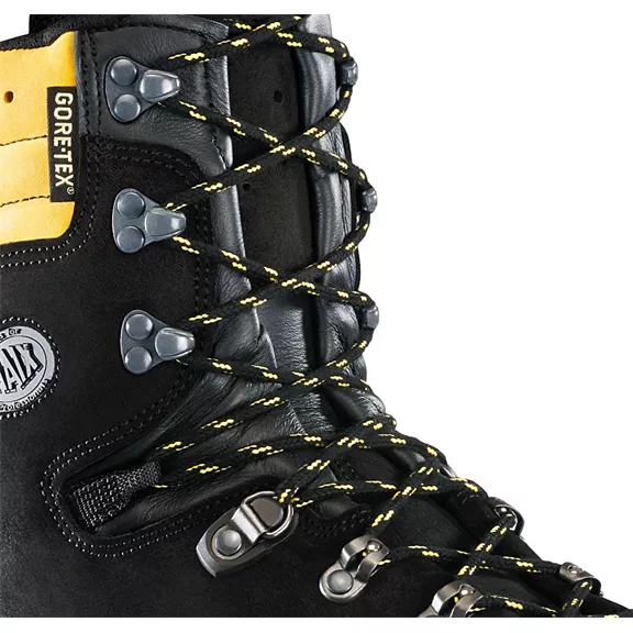 HAIX Protector Alpin S3 GTX vágásvédelmi bakancs, fekete-sárga, 6,5