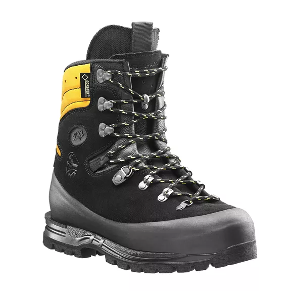 HAIX Protector Alpin S3 GTX vágásvédelmi bakancs, fekete-sárga, 8