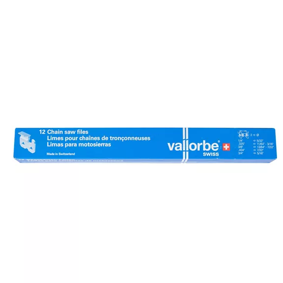 Vallorbe láncfűrész-reszelő 12 db-os csomag, 4.8 mm, 200 mm