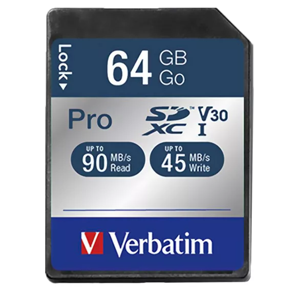 Verbatim SDXC Pro 64GB memóriakártya
