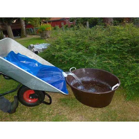 Víztároló öntözőzsák talicskához, kék 80 liter Víztároló öntözőzsák talicskához, kék 80 liter