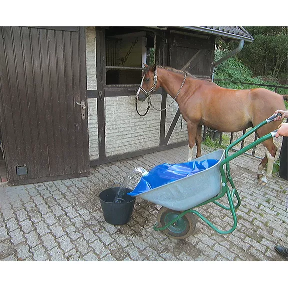 Víztároló öntözőzsák talicskához, kék 80 liter Víztároló öntözőzsák talicskához, kék 80 liter