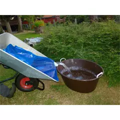 Víztároló öntözőzsák talicskához, kék 80 liter Víztároló öntözőzsák talicskához, kék 80 liter