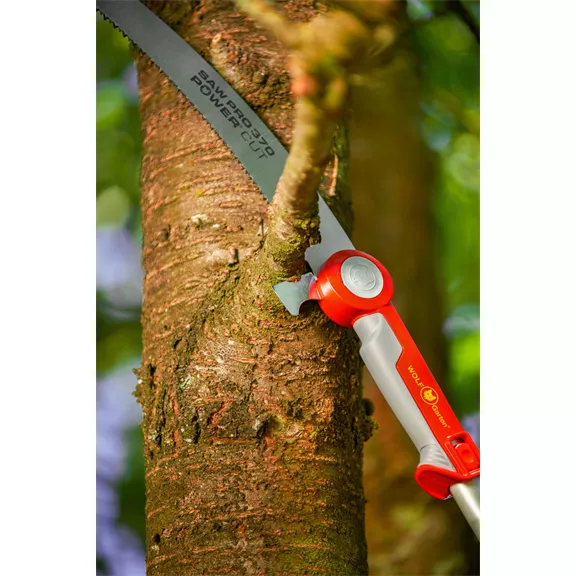 Wolf 370 MS Pro profi fűrész, ütőkés + kampó