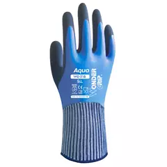 WonderGrip Aqua WG318 vízálló szerelő kesztyű, kék, 9