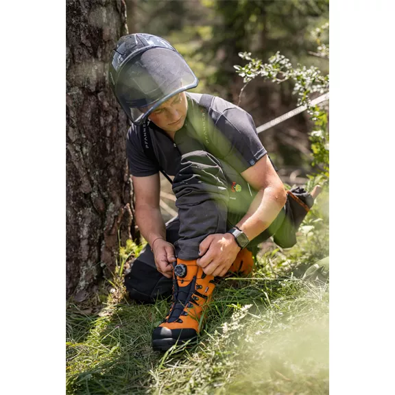 Zamberlan Delimber GTX RR Boa vágásvédelmi bakancs, orange, 40.