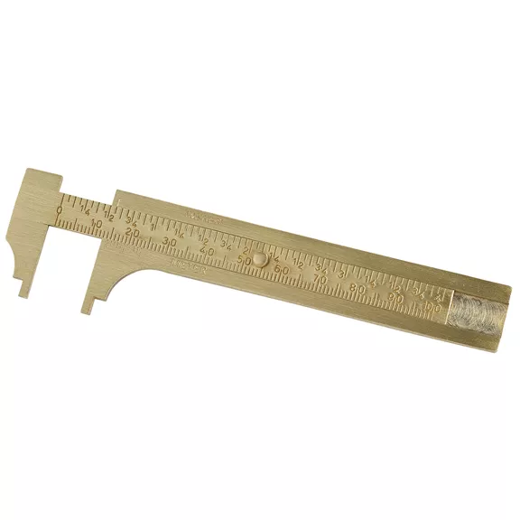 Zsebtolómérő sárgarézből 100 mm